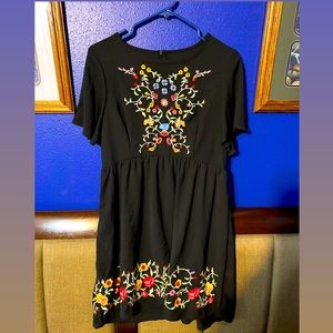 Embroidered summer dress.